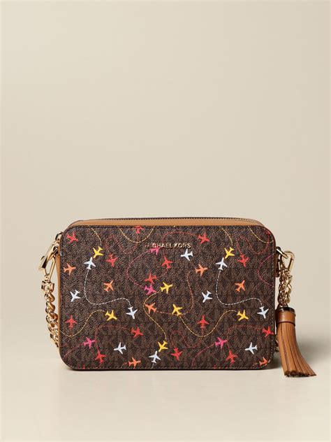 michael kors airplane print bag.